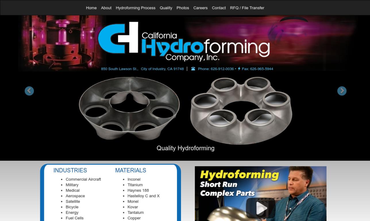 California Hydroforming Co., Inc.