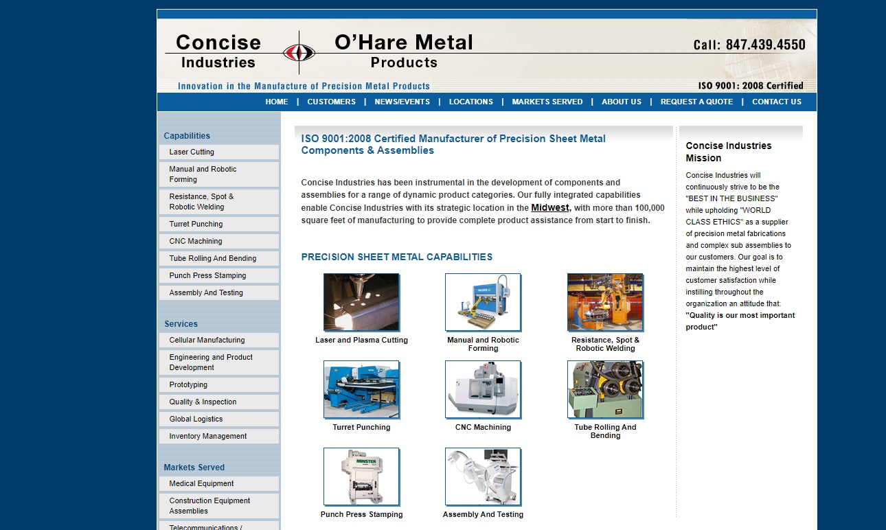 O'Hare Metal Products/Concise Industries