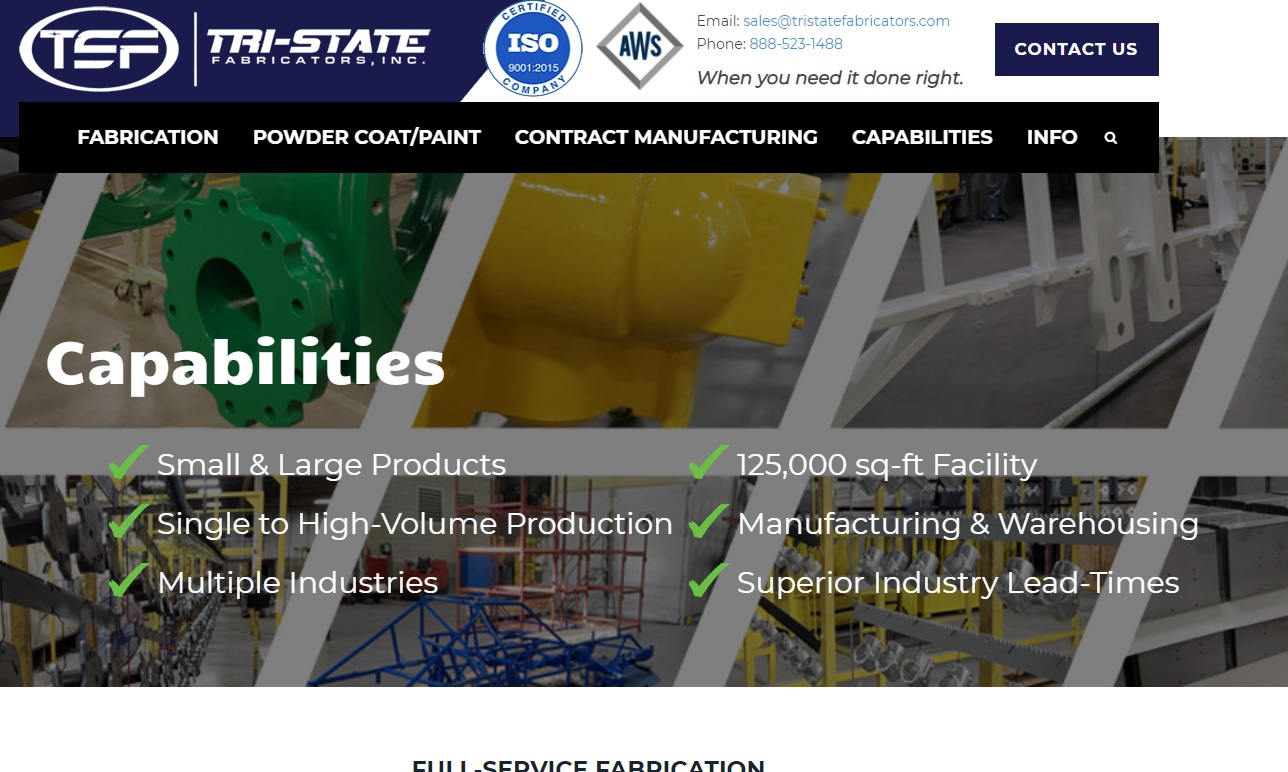 Tri-State Fabricators, Inc.