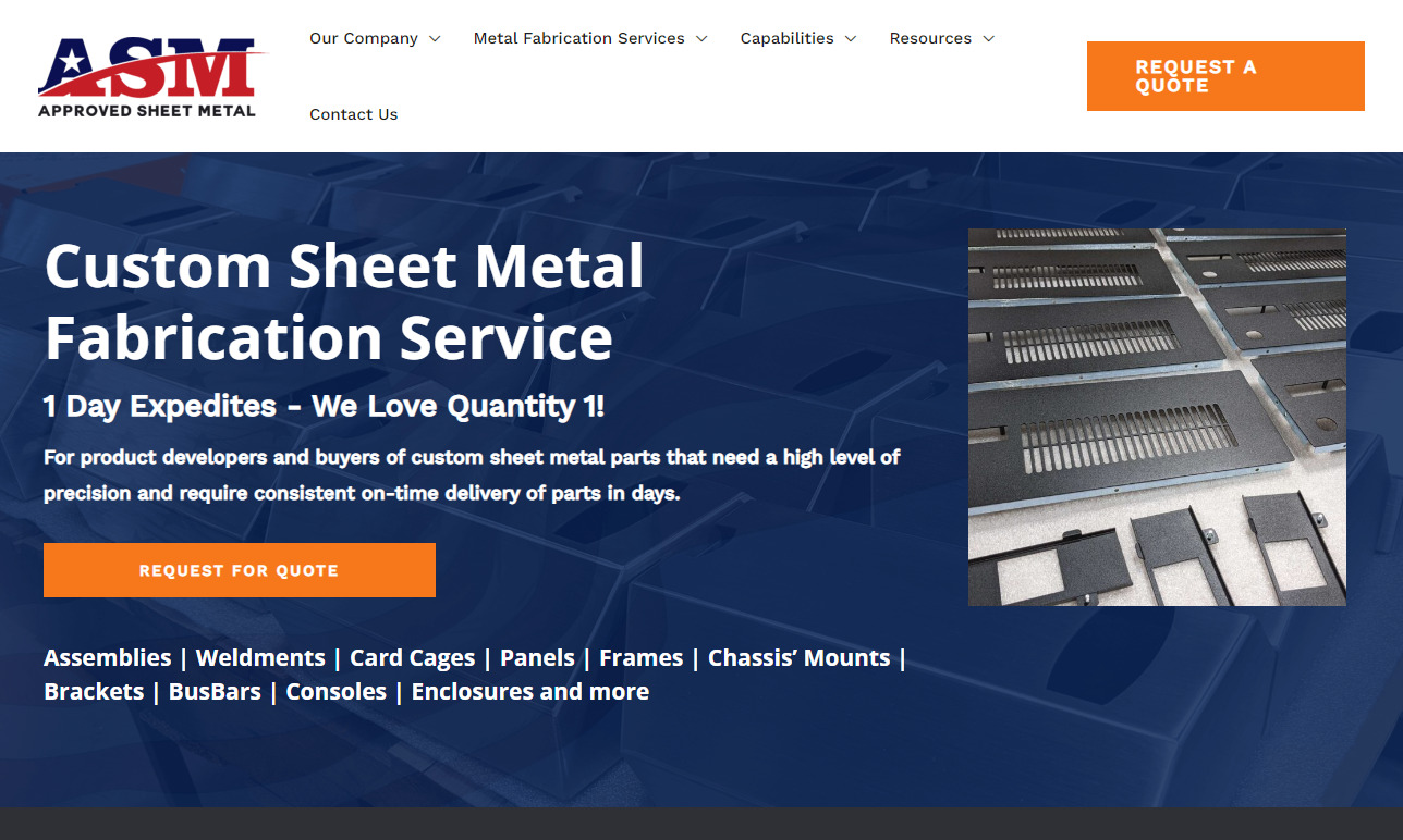 Approved Sheet Metal